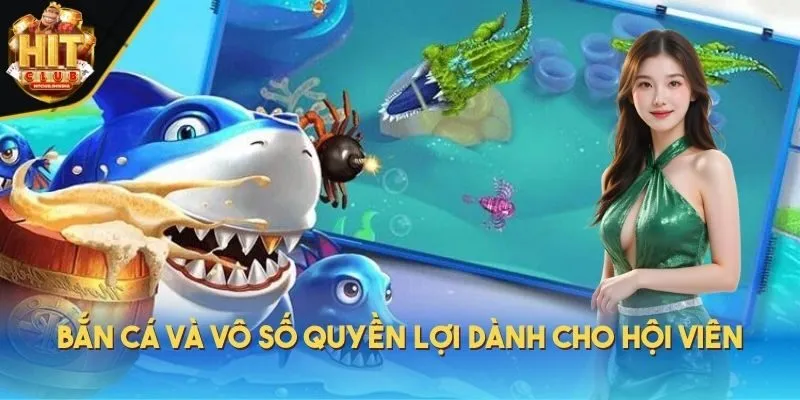 Bắn cá và vô số quyền lợi dành cho hội viên